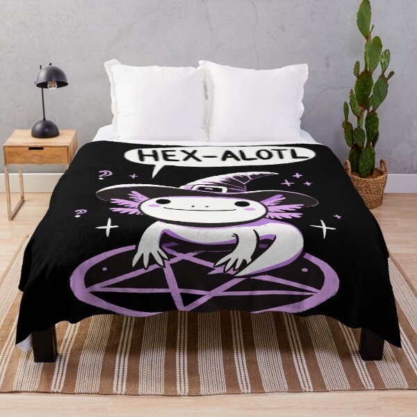 Item preview, Hexalotl Axolotl Cute Witch designed and sold by DoodleDashShop.