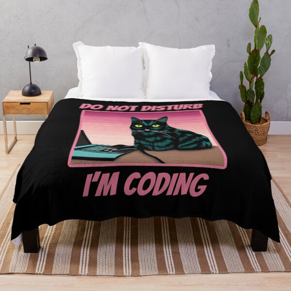 Item preview, Funny cat coding on computer. Funny Programming coding quote. designed and sold by Unitepeople.