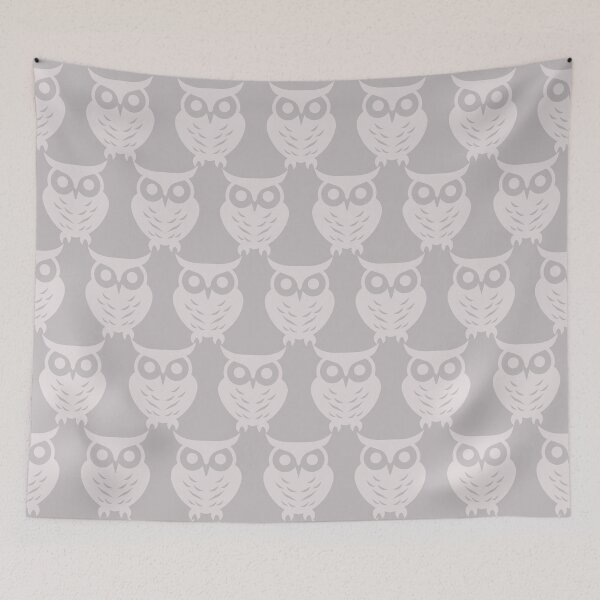 Item preview, Owls - Grey designed and sold by ClanRaeDesign.