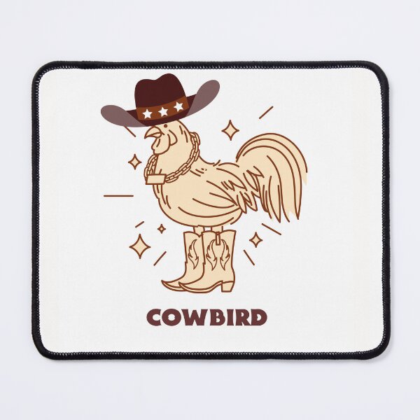 Item preview, Bird in cowboy attire. designed and sold by FarmChickChux.