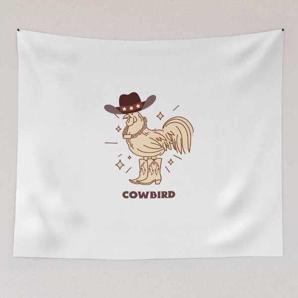 Item preview, Bird in cowboy attire. designed and sold by FarmChickChux.