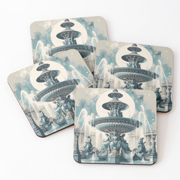 Item preview, Éclaboussures Aquatiques : Fontaine des Mers designed and sold by FrescoDesign.