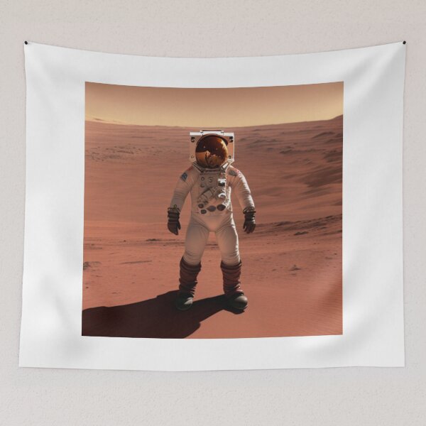 Item preview, Space man on a red planet designed and sold by Josef Pittner.