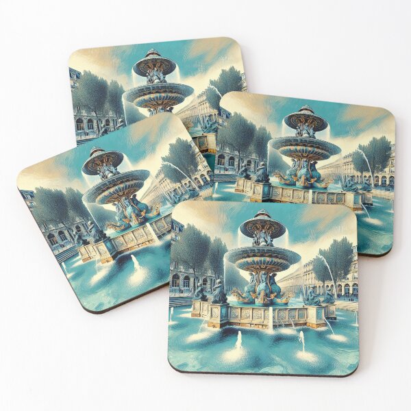 Item preview, Éclaboussures Aquatiques : Fontaine des Mers designed and sold by FrescoDesign.