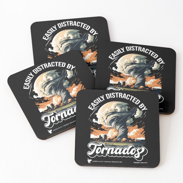 Item preview, Easily Distracted by Tornados designed and sold by Jazz Bishop’s Tornado Alley Tees.