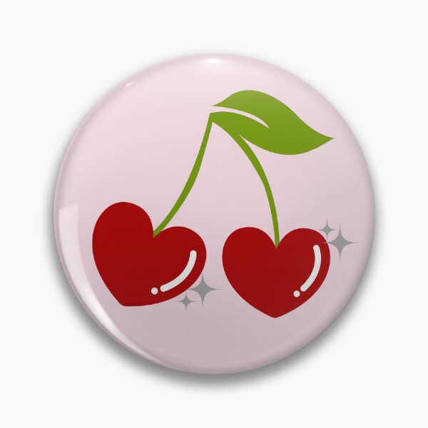 Item preview, Heart Cherries Valentine, Cherry Cute designed and sold by womenagerie.