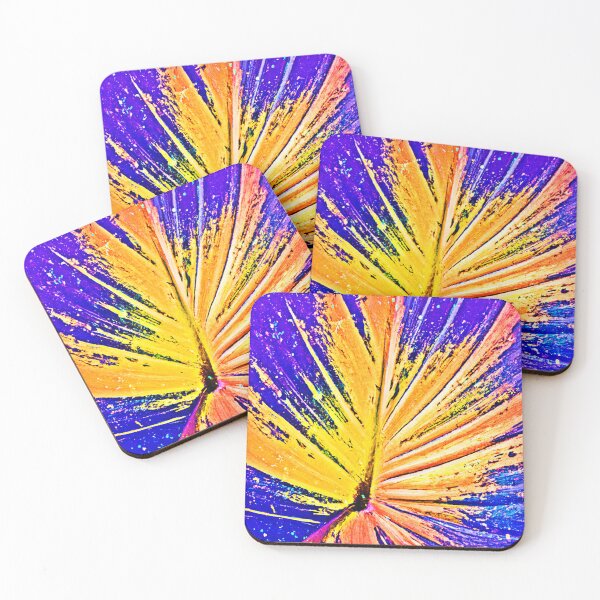 Item preview, Vibrant Neon Leaf Pattern designed and sold by Health And Fitness Posts e-Store.