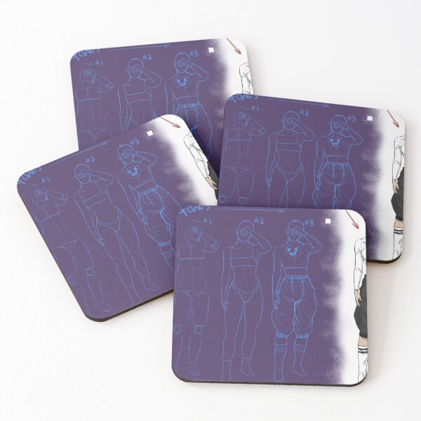 Item preview, sketches designed and sold by Cococomix.