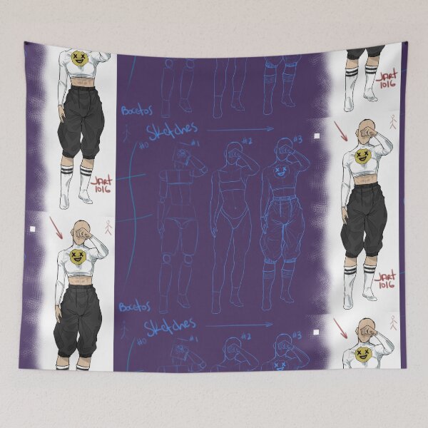 Item preview, sketches designed and sold by Cococomix.