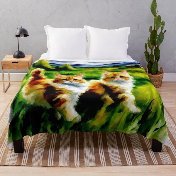 Item preview, Cats, cats, cats in the meadow designed and sold by Helios Be. Lavsh.
