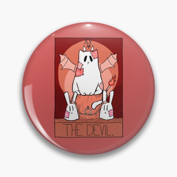 Aperçu de l'œuvre Chat diable, carte de tarot diable créée et vendue par Lap-s.