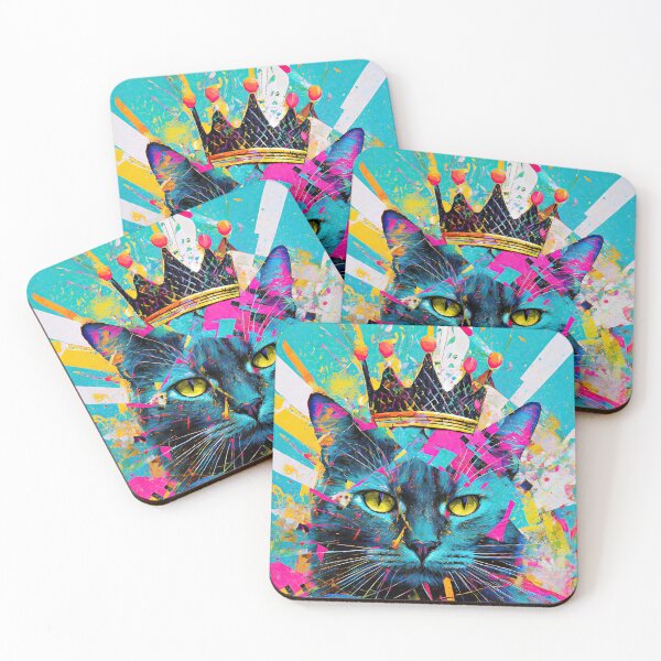 Item preview, Regal Feline Abstract: The Artistic Meowsterpiece designed and sold by bsilvia.
