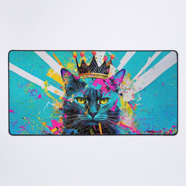 Item preview, Regal Feline Abstract: The Artistic Meowsterpiece designed and sold by bsilvia.