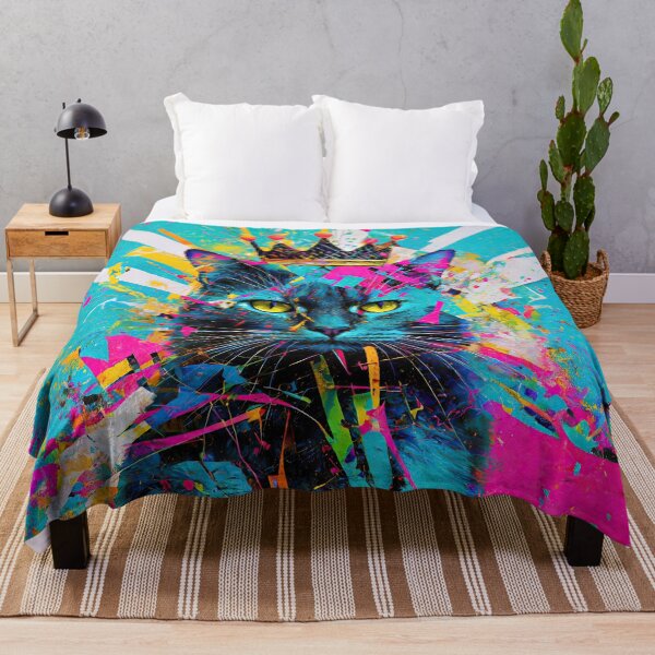 Item preview, Regal Feline Abstract: The Artistic Meowsterpiece designed and sold by bsilvia.