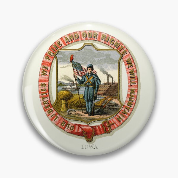 Item preview, 1876 Iowa Coat of Arms designed and sold by historicimage.
