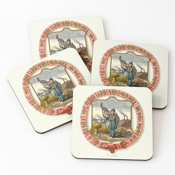 Item preview, 1876 Iowa Coat of Arms designed and sold by historicimage.