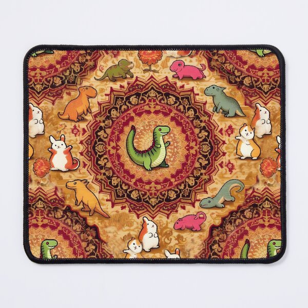 Item preview, Dinosaurs and mythical creatures on a carpet designed and sold by Jasardpu.
