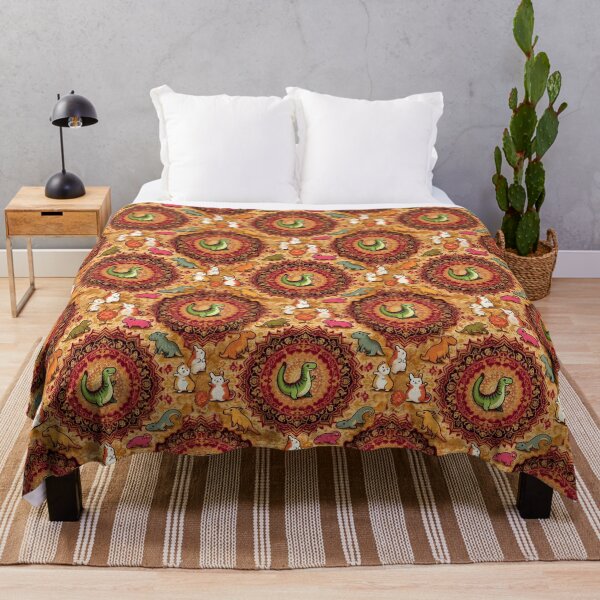 Item preview, Dinosaurs and mythical creatures on a carpet designed and sold by Jasardpu.