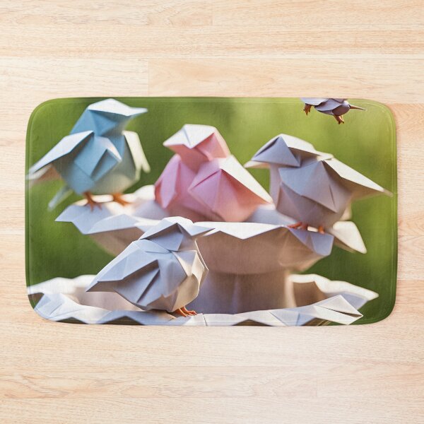 Item preview, Origami Art - Feathered Fledglings: Baby Birds Bathing Bliss designed and sold by ArtfulFolds.