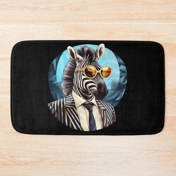 Item preview, ZEBRA IN GOLDEN SUNGLASSES 1 BUSINESSMAN 1 designed and sold by justyna-s28.