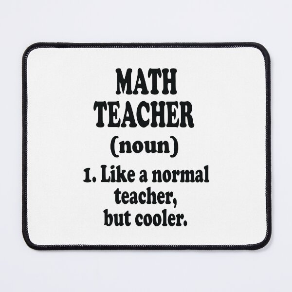 Item preview, Math Teacher Defined designed and sold by ScienceCorner.