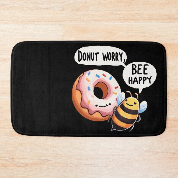 Item preview, Donut worry bee Happy Bee designed and sold by DoodleDashShop.