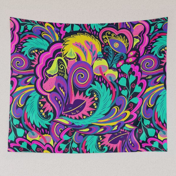 Item preview, Trippy Floral Pattern designed and sold by taoistviking.