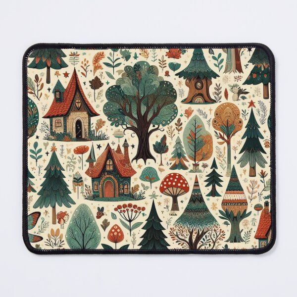 Item preview, Colorful Cottage Pattern designed and sold by LyssasMindArt.