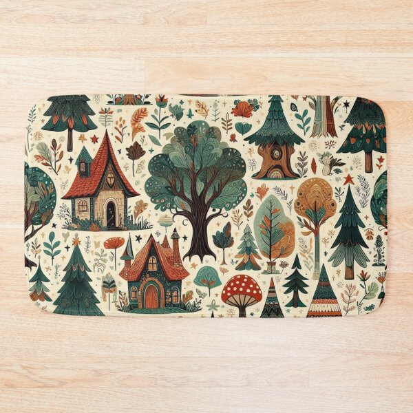Item preview, Colorful Cottage Pattern designed and sold by LyssasMindArt.