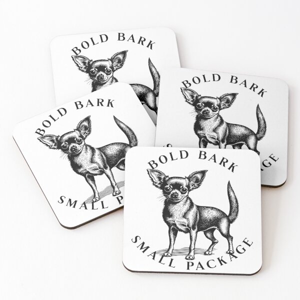 Item preview, Bold Bark Small Package - Cute Dog - Cute Chihuahua designed and sold by BlueCoastPOD.
