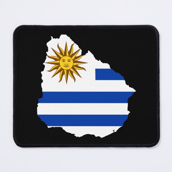 Item preview, Flag Map of Uruguay  designed and sold by feether-store.