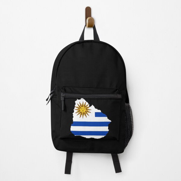 Item preview, Flag Map of Uruguay designed and sold by feether-store.