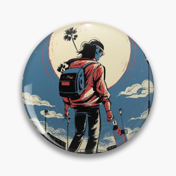 Item preview, Vintage Retro Skateboarder Old School designed and sold by Merigold.