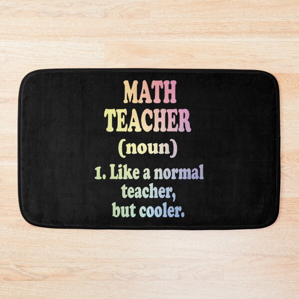 Item preview, Math Teacher Defined designed and sold by ScienceCorner.