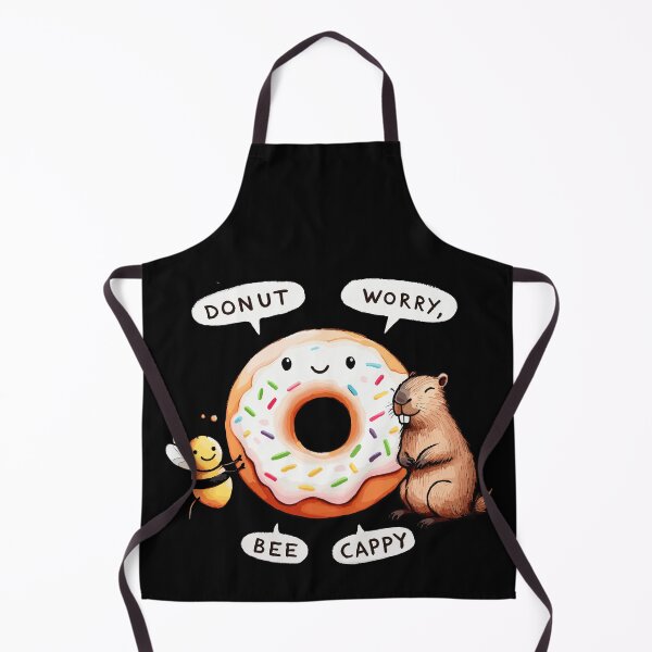 Item preview, Donut worry bee cappy designed and sold by DoodleDashShop.