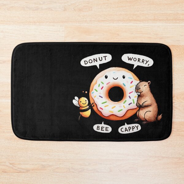 Item preview, Donut worry bee cappy designed and sold by DoodleDashShop.