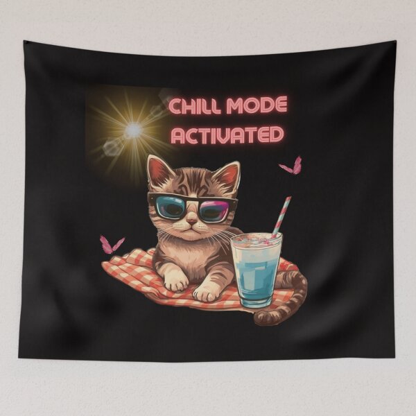 Item preview, Chill Mode Activated designed and sold by SoulPaws.