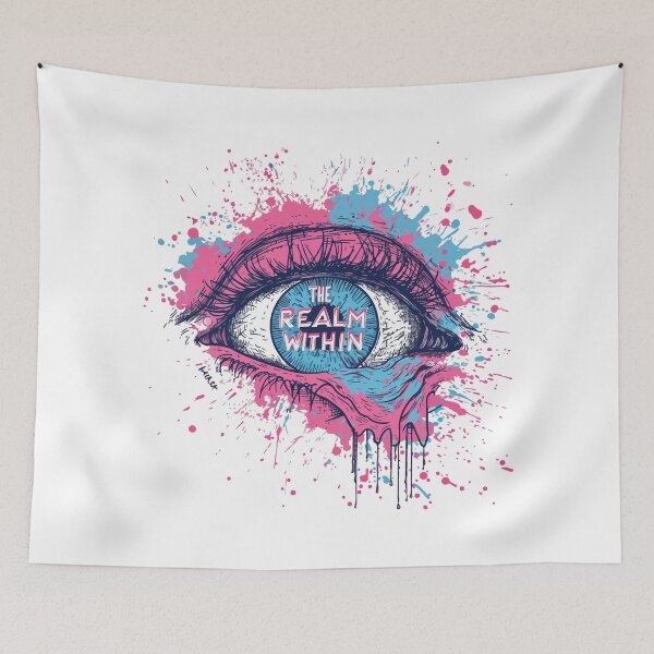 Item preview, The Realm Within blue pink eye designed and sold by TheRealmWithin.