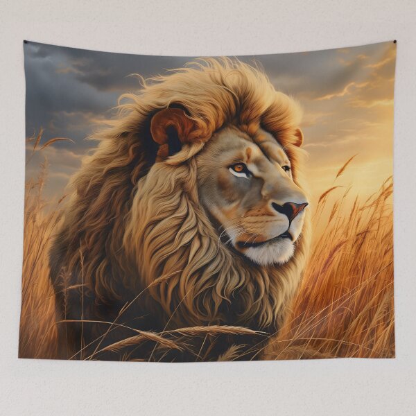 Item preview, The Golden Mane: Symphony of the Savannah designed and sold by DrawnThreads.