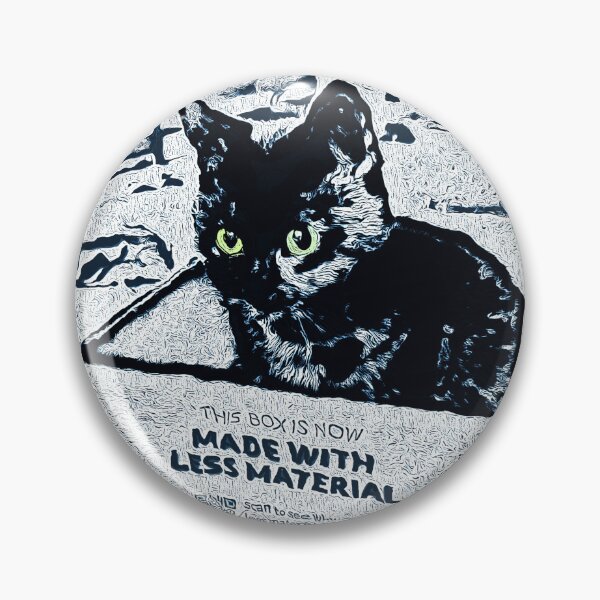 Item preview, Cat IN A Box - Little Black Kitty designed and sold by NaturePrints.