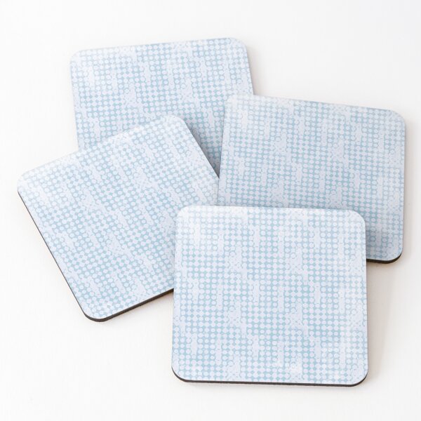 Item preview, Baby Blue Stencil Dot Pattern designed and sold by Diana377.