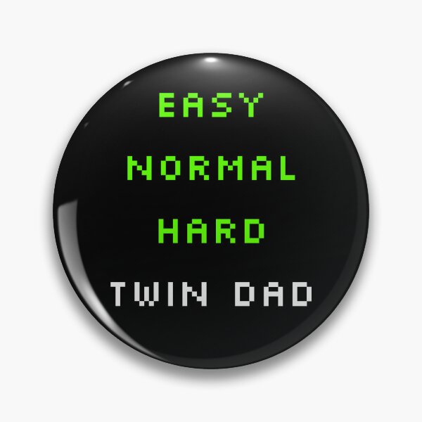 Item preview, Twin Dad T-Shirt, Level of difficulty: Twins, Gamer Dad designed and sold by kozinoart.