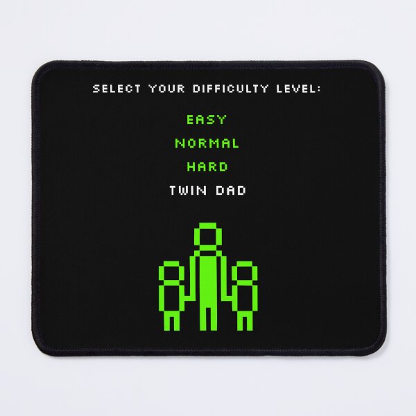 Item preview, Twin Dad T-Shirt, Level of difficulty: Twins, Gamer Dad designed and sold by kozinoart.