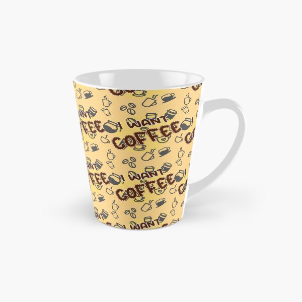 Item preview, I Want Coffee Seamless Splotch designed and sold by CrossedWolf.