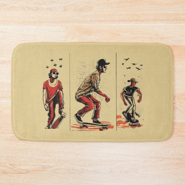 Item preview, Old School Vintage Skateboarder designed and sold by Merigold.