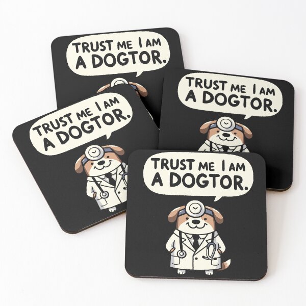 Item preview, Trust me I am a Dogtor Puppy Dog designed and sold by DoodleDashShop.