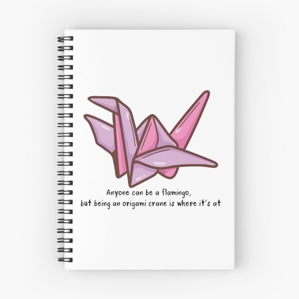 Item preview, Origami Elegance: Pink Crane Design designed and sold by OpsDesing.