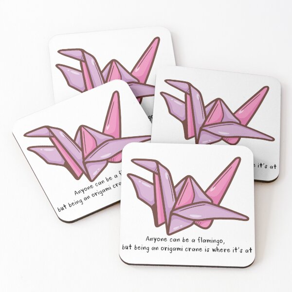 Item preview, Origami Elegance: Pink Crane Design designed and sold by OpsDesing.