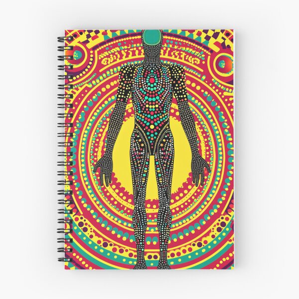 Item preview, Cosmic Being - Dotwork Energy Art Print designed and sold by Nicholas Panek.