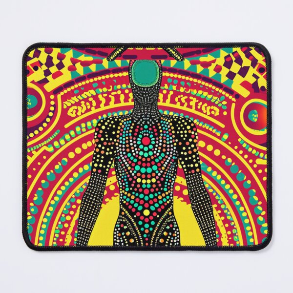 Item preview, Cosmic Being - Dotwork Energy Art Print designed and sold by Nicholas Panek.
